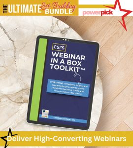 CSI's Webinar in a Box Toolkit