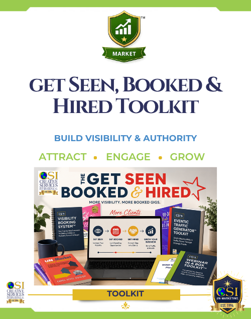 Get Seen, Booked & Hired Toolkit