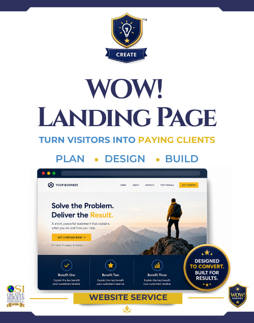 WOW! Landing Page