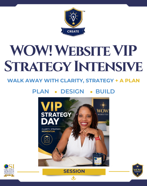 WOW! Website VIP Strategy Day