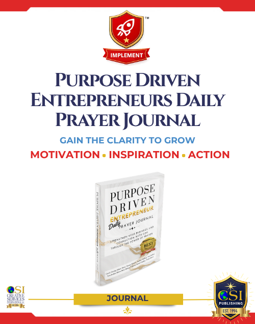 Purpose Driven Entrepreneur Daily Prayer Journal